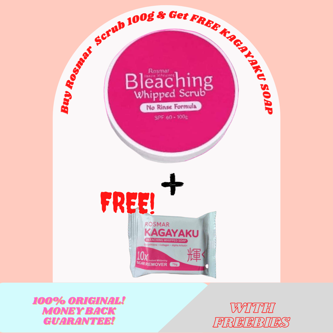 Rosmar Kagayaku Bleaching Whipped Formula 10x Instant Whitening with Cooling Effect No Beads