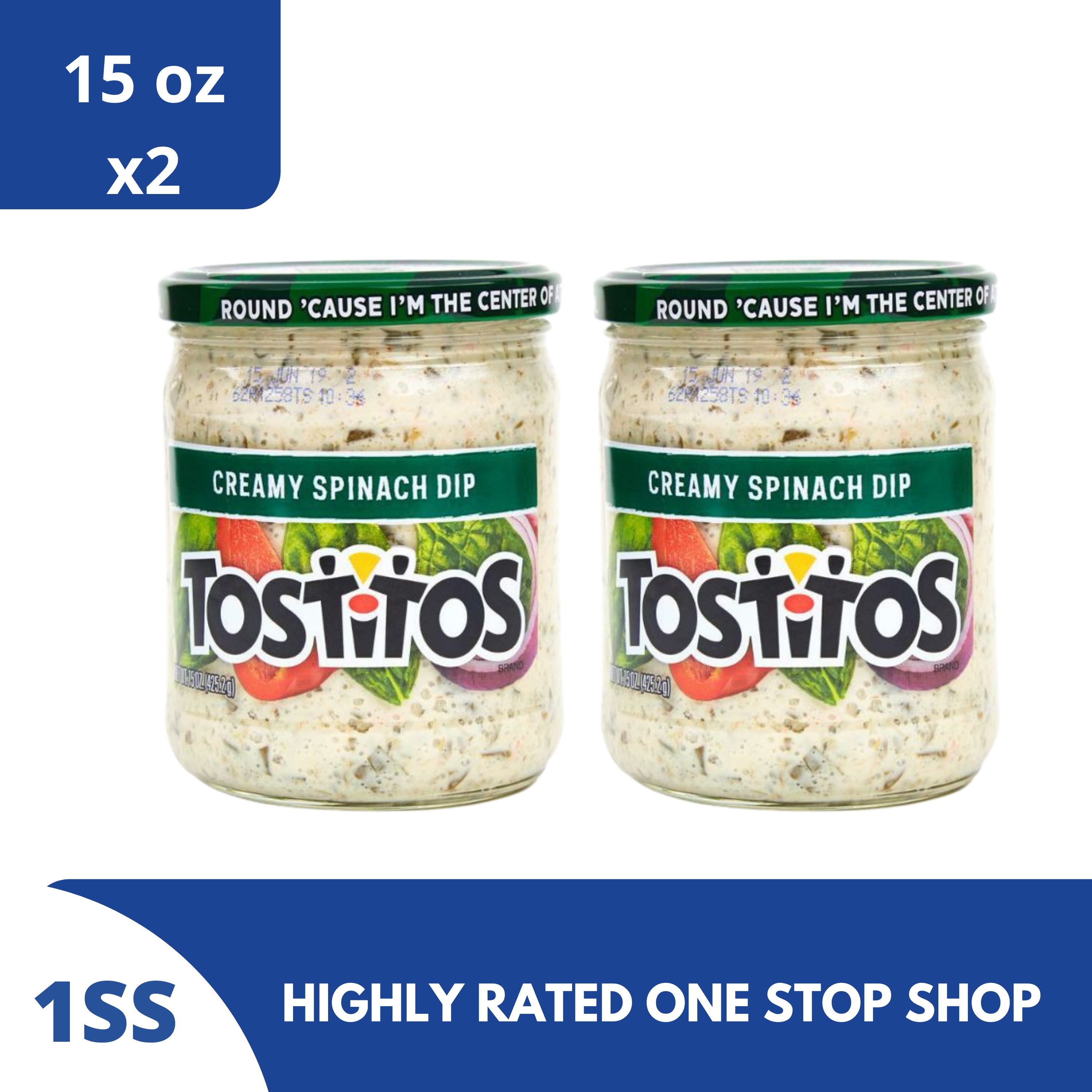 Tostitos Creamy Spinach Dip, 15 oz, set of 2 | Lazada PH