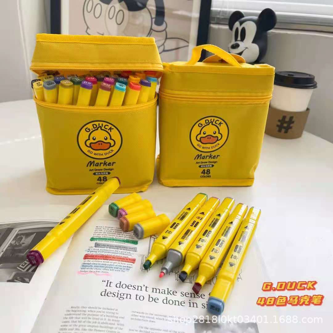 G. Duck duck 48 color double headed marker children's color pen