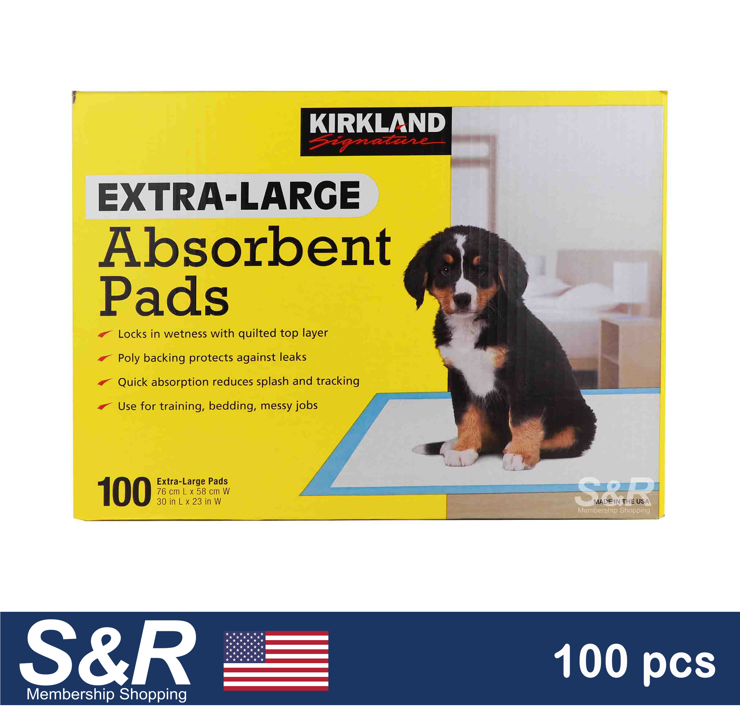 Kirkland Signature ExtraLarge Absorbent Pads 100pcs Lazada PH