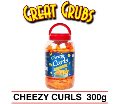 Cheezy Curls Cheese Flavored Snack 300g