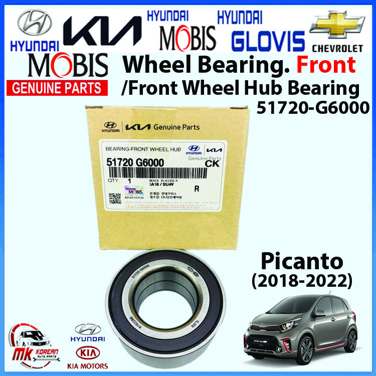 [GENUINE] Wheel Bearing. Front/Front Wheel Hub Bearing for Picanto(2018