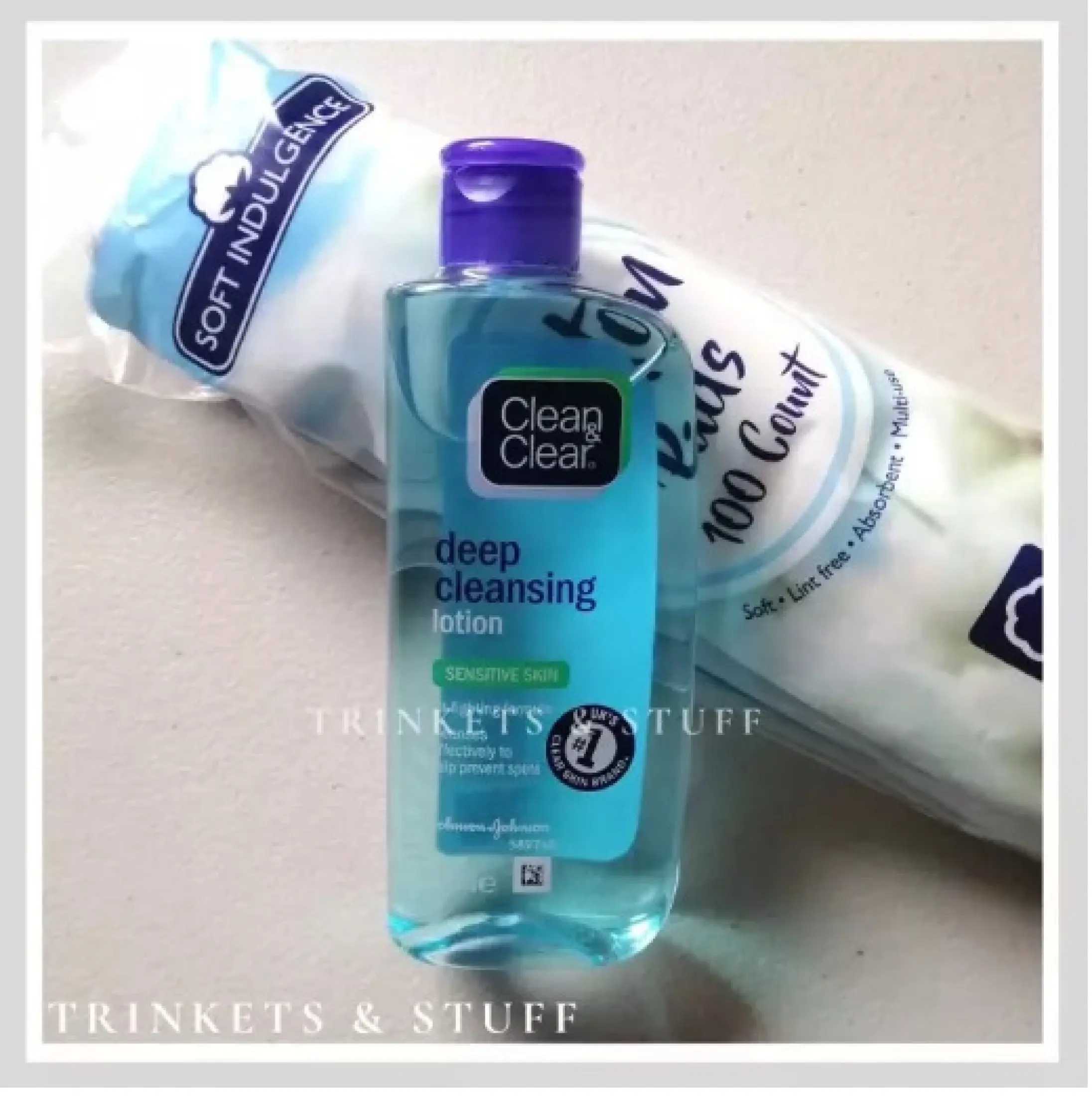 clean & clear deep cleansing lotion for sensitive skin 200ml