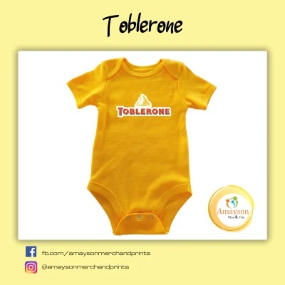 Amayson Food theme baby onesie - Toblerone