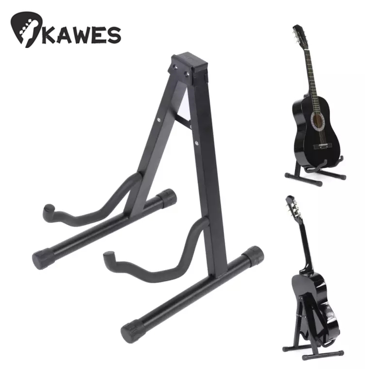 KAWES Guitar Stand Wear-resistant Folk Guitar Floor Stand Holder Lute Bass  Musical Instrument Bracket Guitar Rack