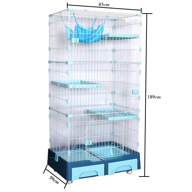 Cat Cage With Litter Box All in One HIGH 4 LAYER | Lazada PH