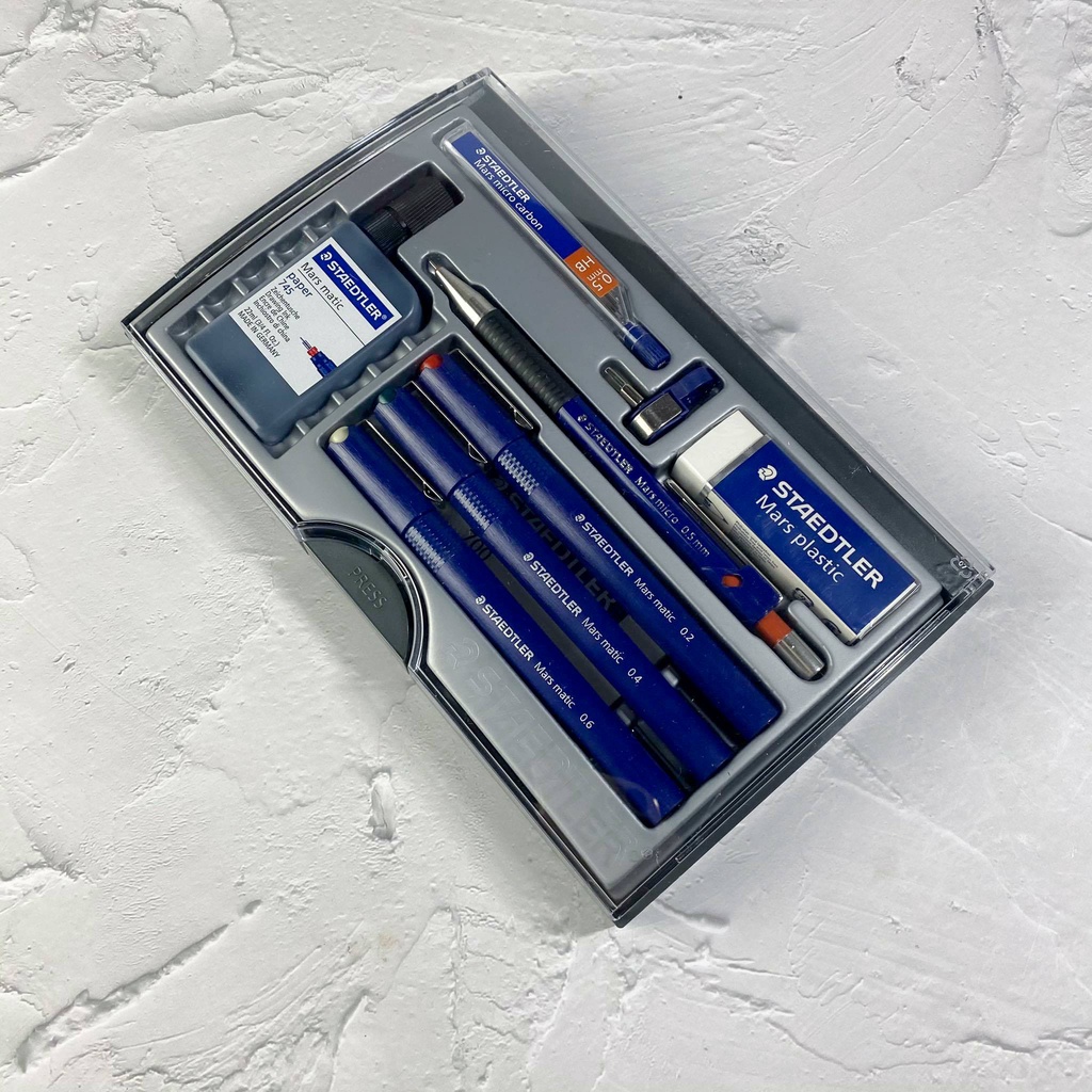 Staedtler Technical Pen Complete College Set 0.2, 0.4, 0.6mm Lazada PH