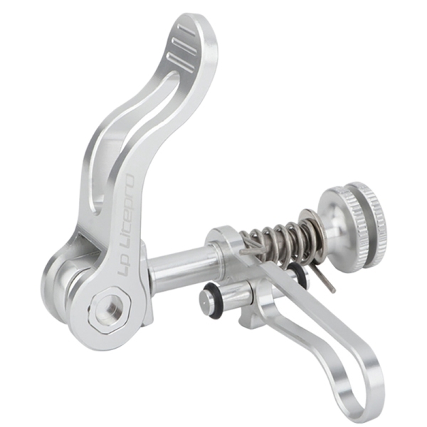 Litepro Folding Bike Seatpost Clamp Aluminum Alloy Axle Seat Post Clamp Handle Lock Nut Screw for Brompton Accessories