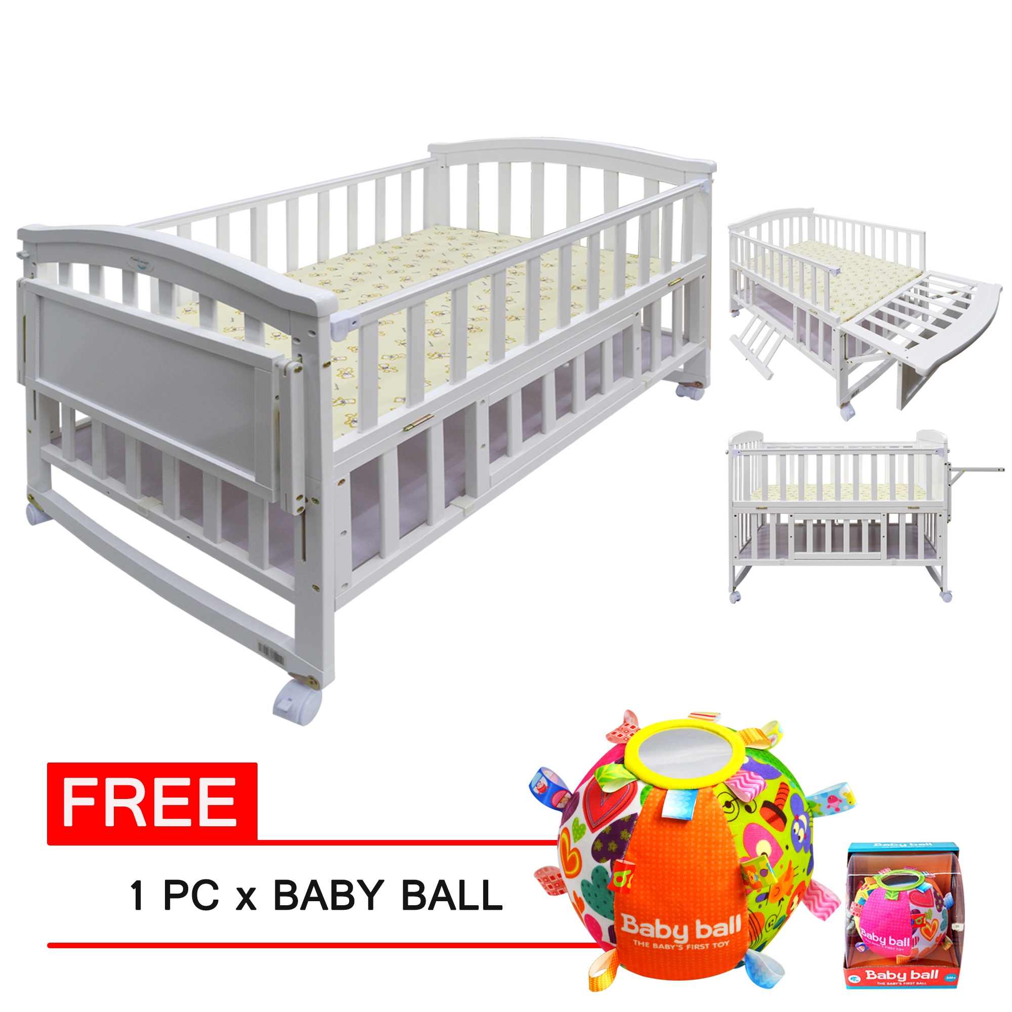 Moonbaby Wooden Crib Mb Wc22 W Buy Sell Online Playards