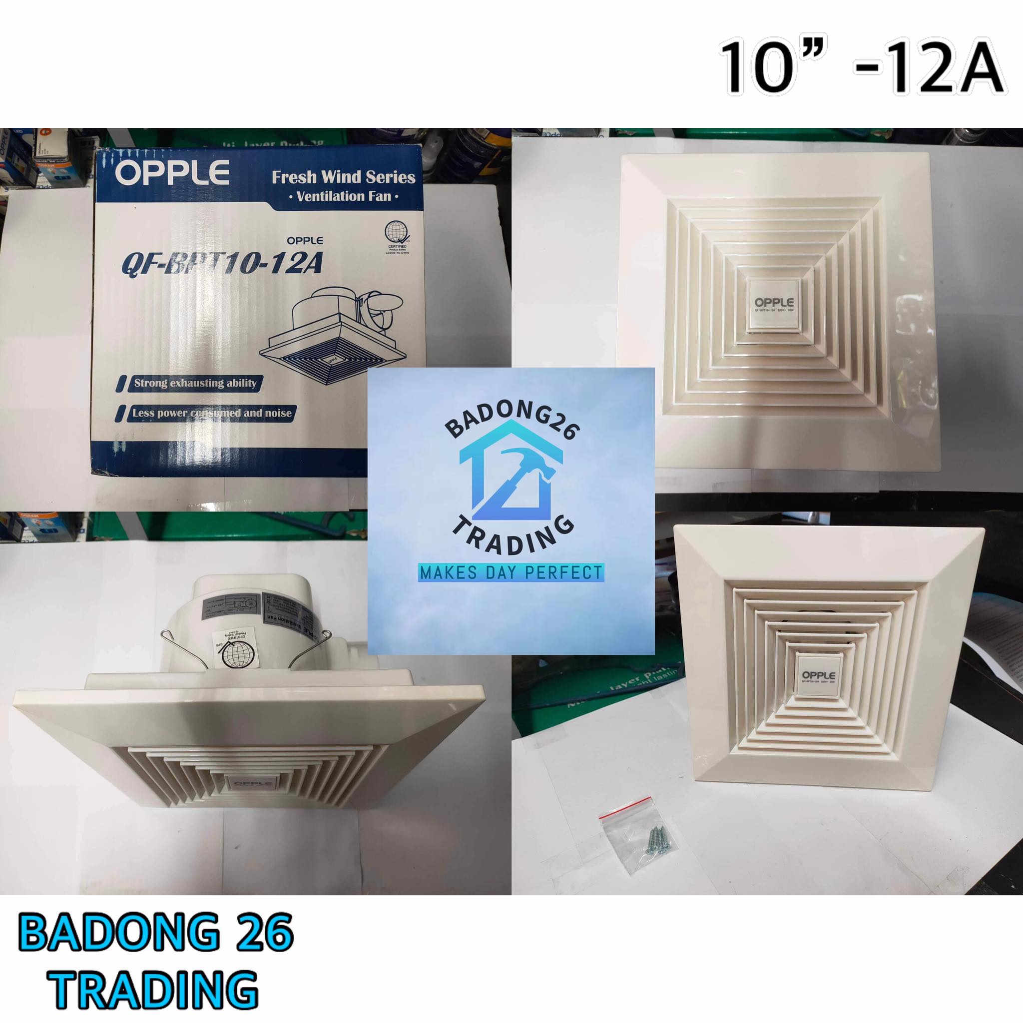 EXHAUST FAN CEILLING MOUNTED 8'' OPPLE Lazada PH