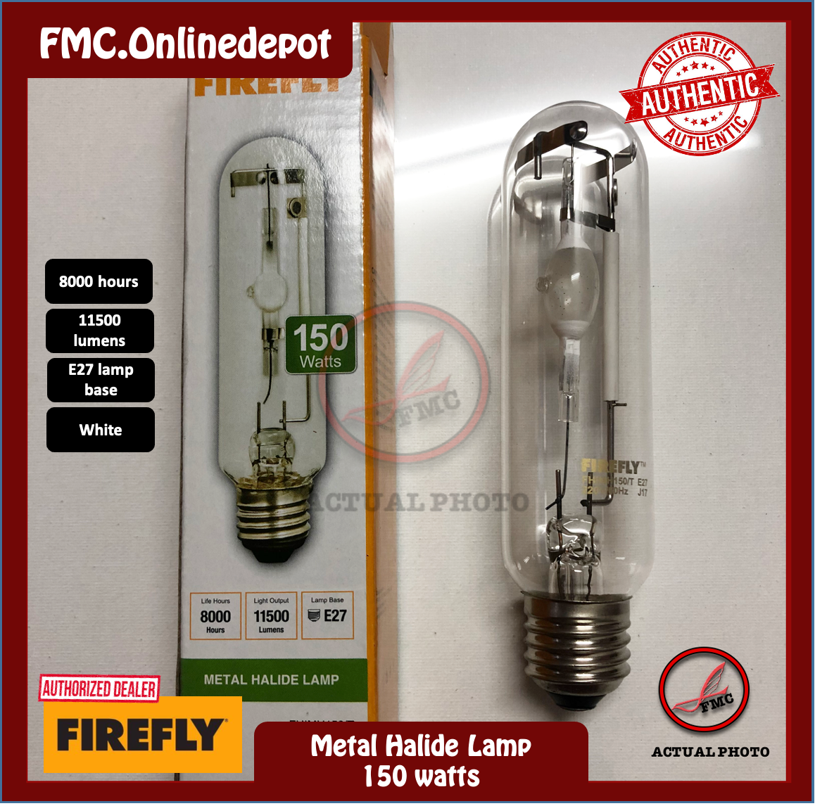 Firefly Metal Halide Lamp 150 Watts