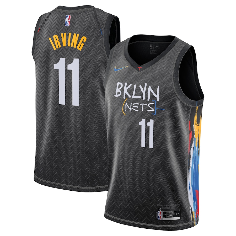 Nike Men's Brooklyn Nets 2021 Earned Edition Kyrie Irving Dri-FIT ...