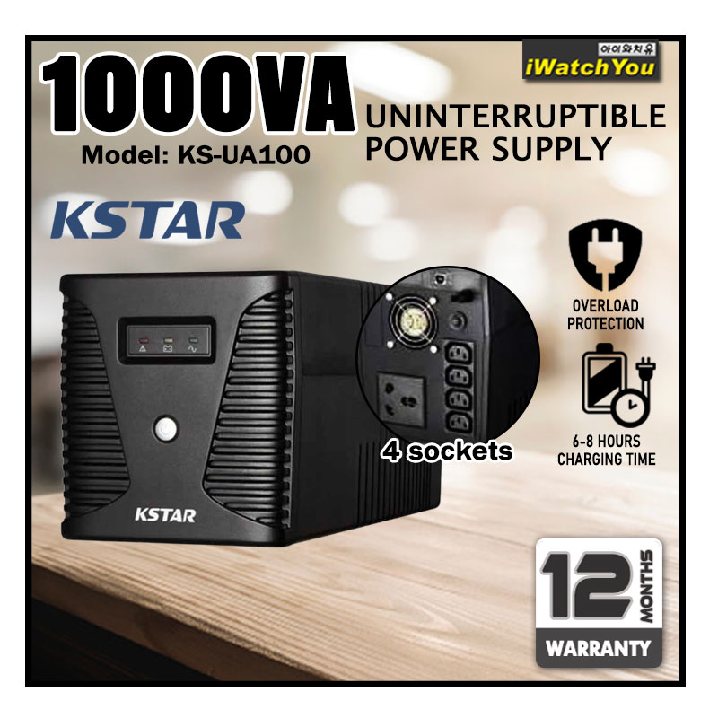 1000va UPS / KSTAR brand KSUA100 / Uninterruptible Power Supply / High