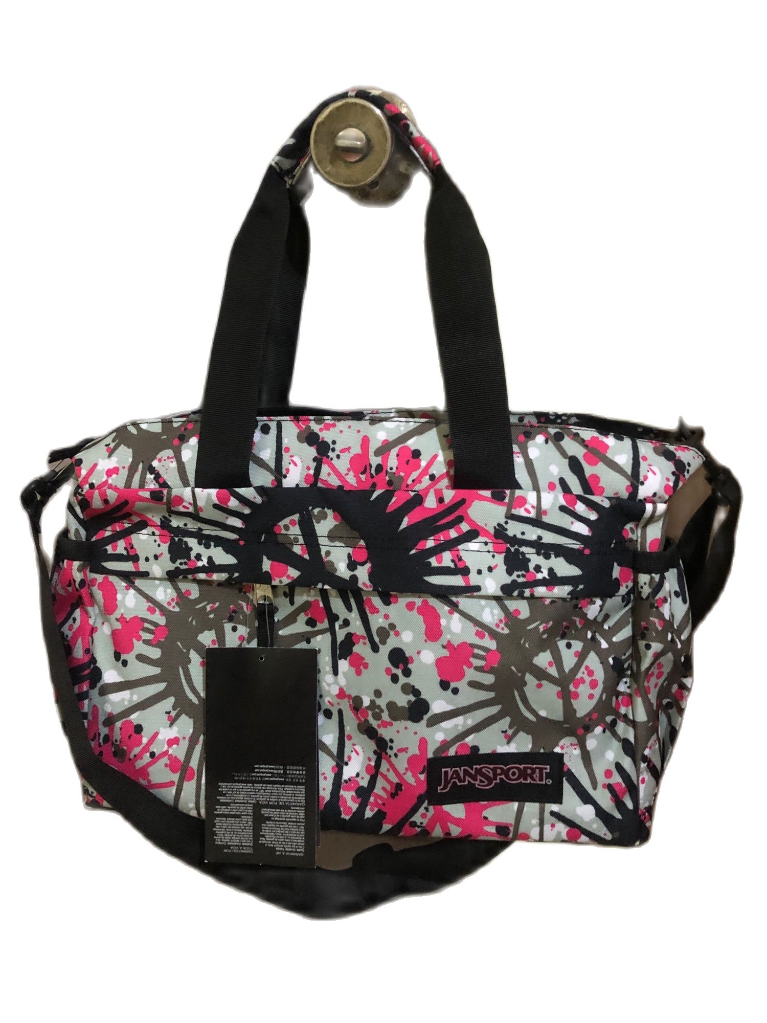 JanSport Tote Bag BLOODY RED PRINT 3 Lazada PH