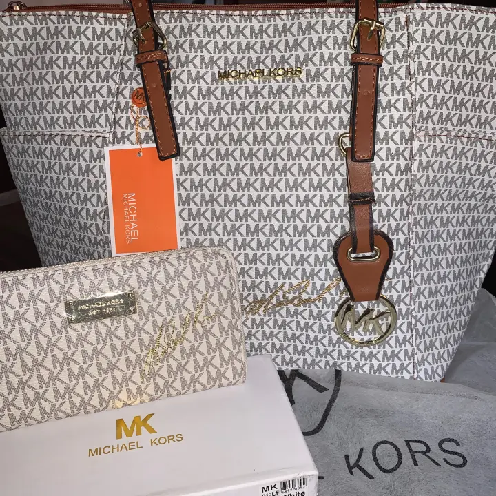 michael kors tote with wallet