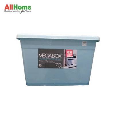 MEGABOX Storage Box 70Liters (Trans Blue, Trans Clear)