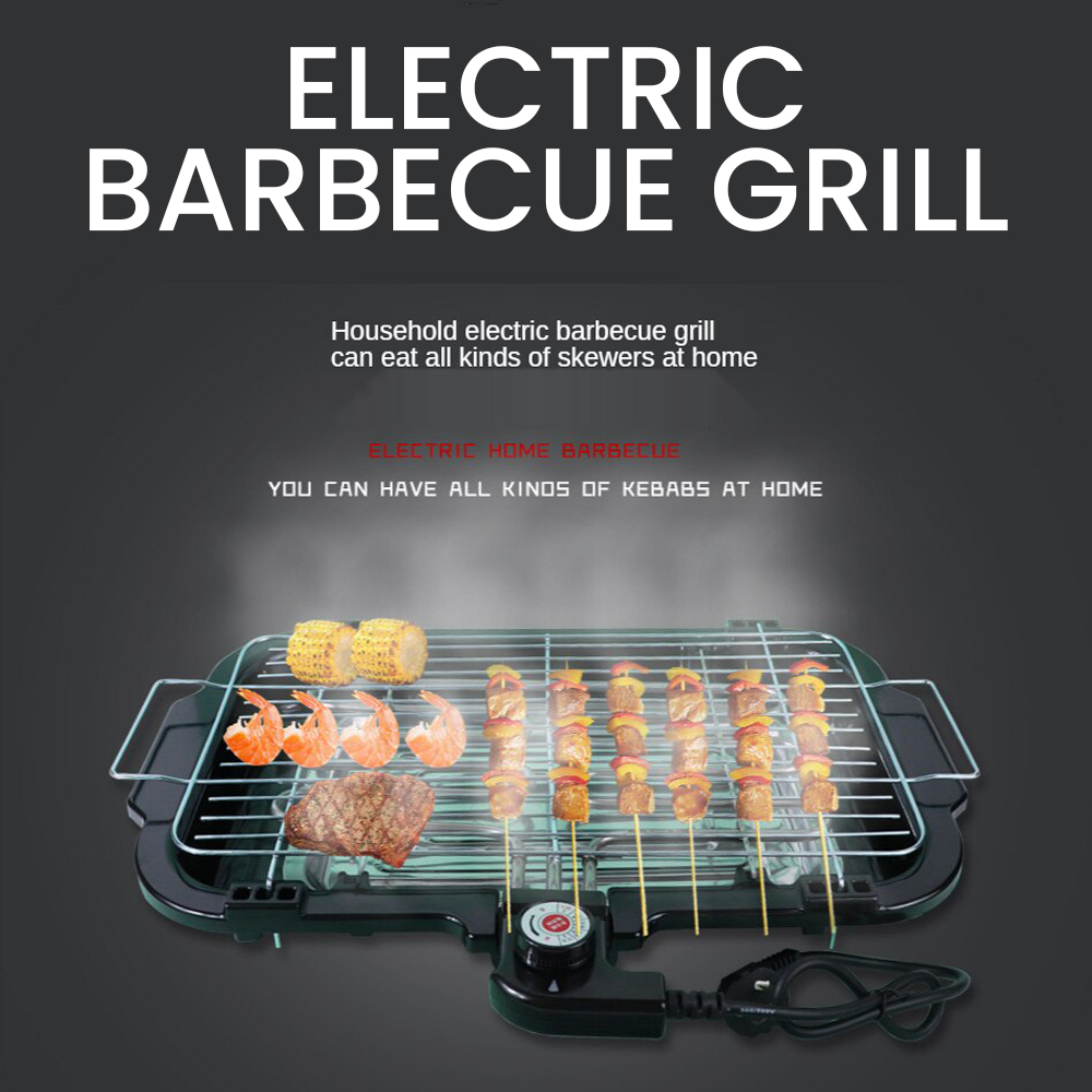 Smokeless Indoor/Outdoor Electric Grill Portable Tabletop Grill