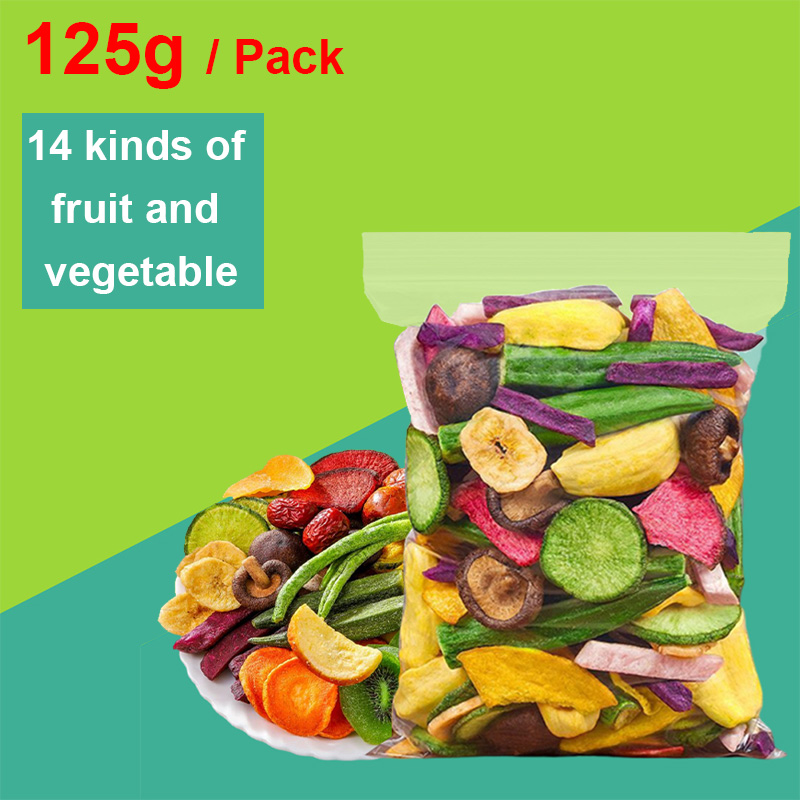 【BUY 1 TAKE 1】14in1 dried mixed fruits and vegetable chips snacks