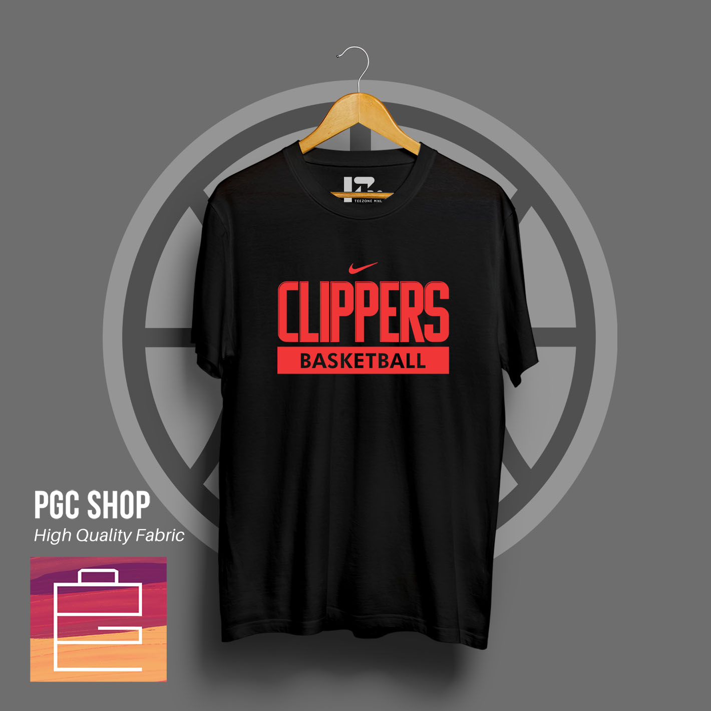 LA Clippers T-Shirt Men NBA Tshirt Unisex(Men/Women) T-shirt Tees