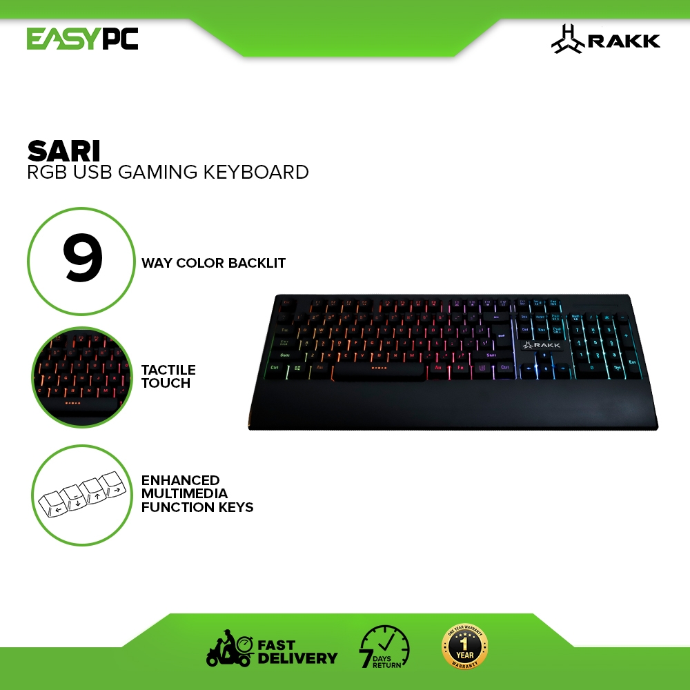 rakk illuminated gaming keyboard v2