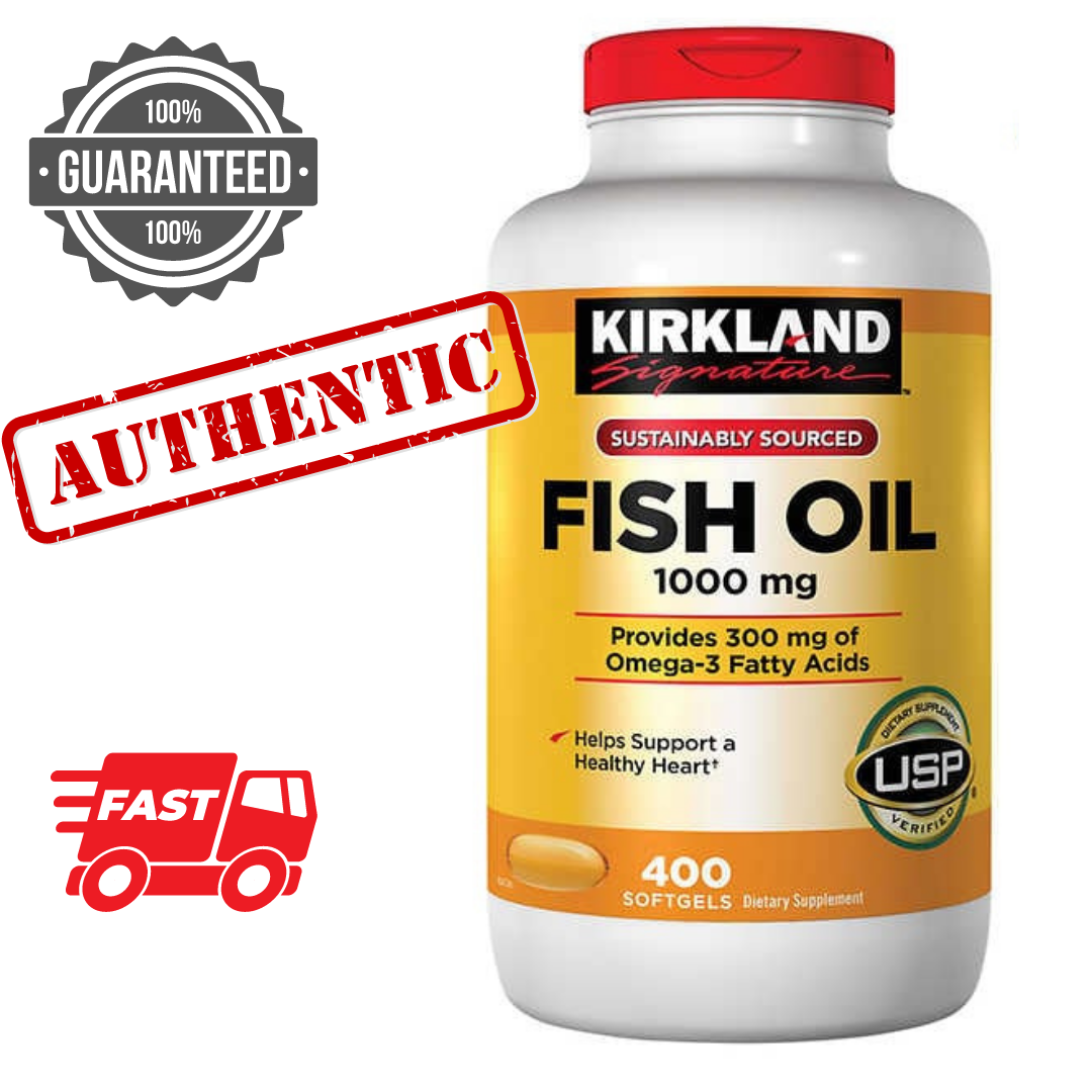 Kirkland Fish Oil 1000 mg, 400 softgels Lazada PH