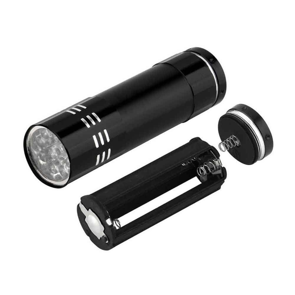 Mini Nhôm Đa Năng Tím 9 Đèn LED Gồm Đèn