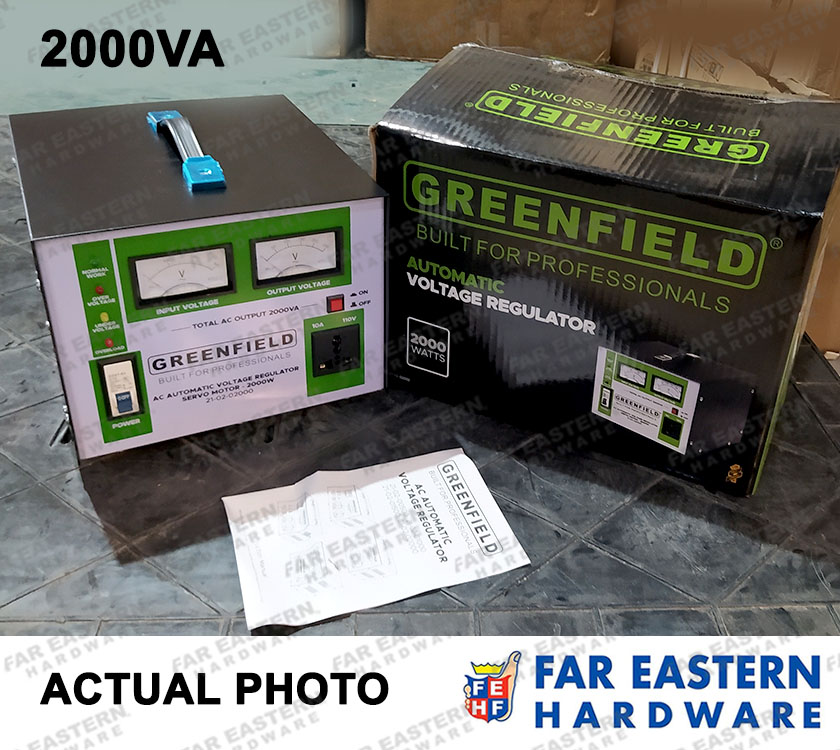GREENFIELD AVR Automatic Voltage Regulator Servo Motor 1500VA 2000VA