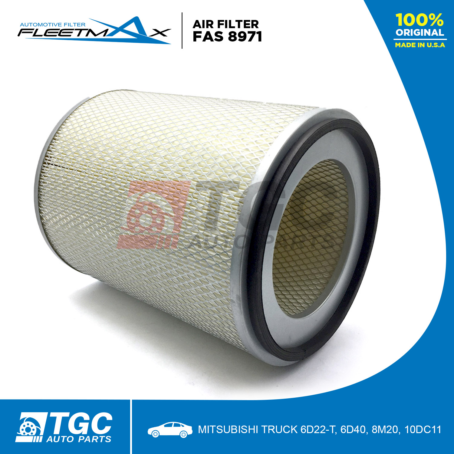 Fleetmax Air Filter / Air Cleaner MITSUBISHI TRUCK 6D22-T, 6D40, 8M20 ...