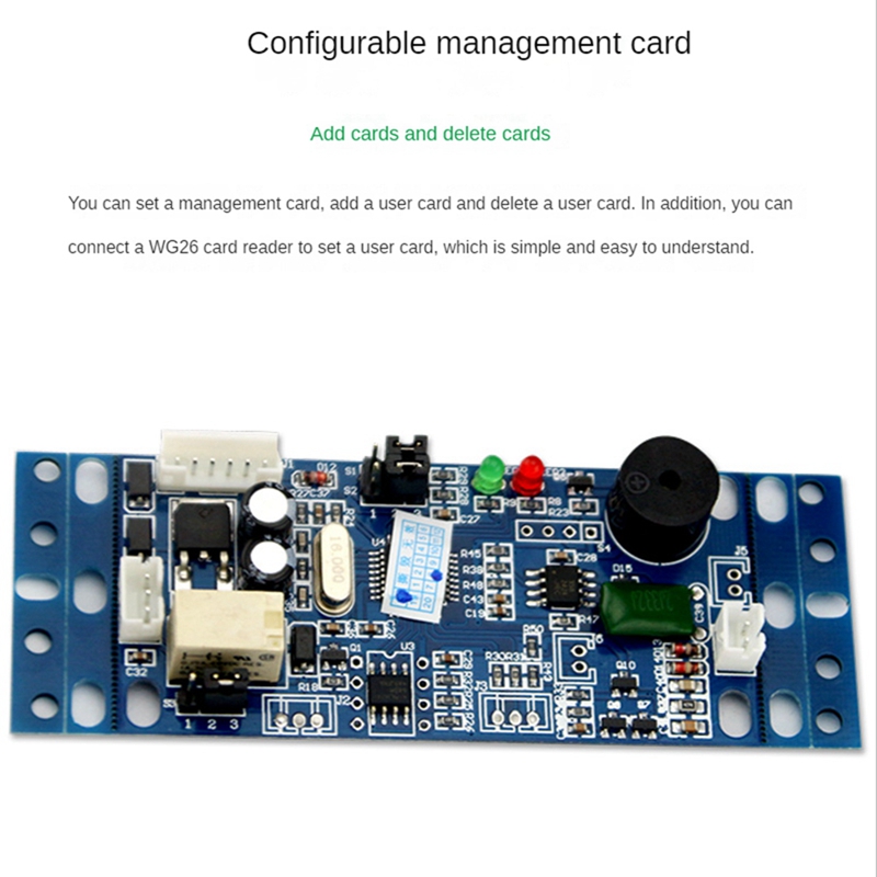 9-12V 125Khz ID RFID Embedded Access Controller Module ID Access Controller Module ID Module with Wg26 in Interface