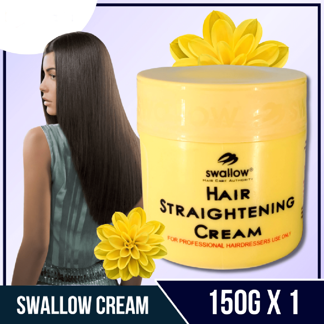 SWALLOW HAIR Straightening Cream | Hair Straightening Cream | For Men and  Women | Hair Straightener | Hair Cream | Hair Care | Hair Dressers |  authentic | Hair Treatment |150g | Lazada PH