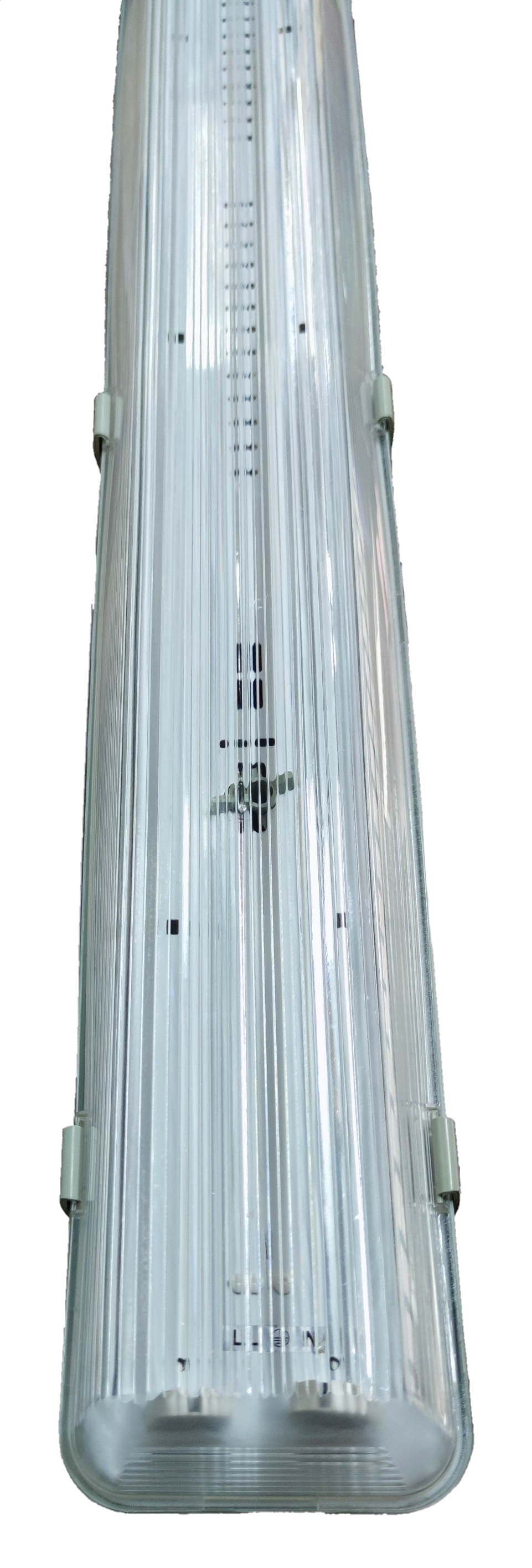 2x40W Weatherproof Fixture for LED Fluorescent Lamp Single Ended