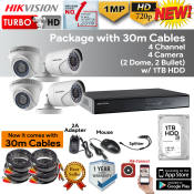 HIKVISION Turbo HD CCTV Package with 30m Cable