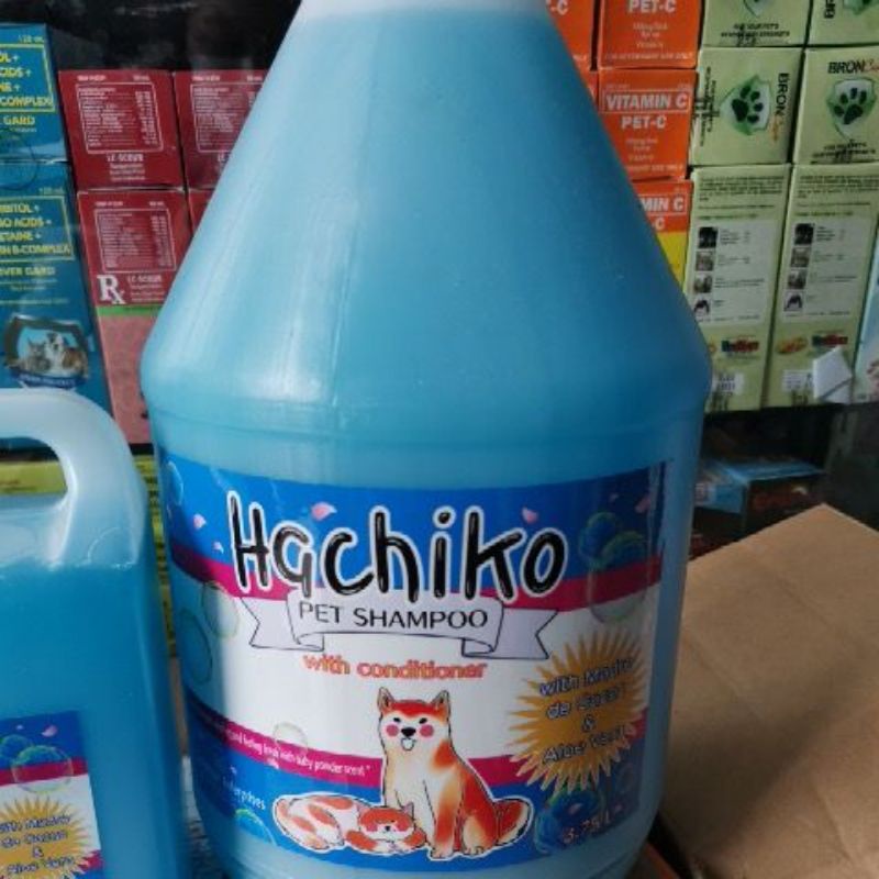 Hachiko Pet Shampoo with Conditioner 1 liter and 3.75literslFe Lazada PH