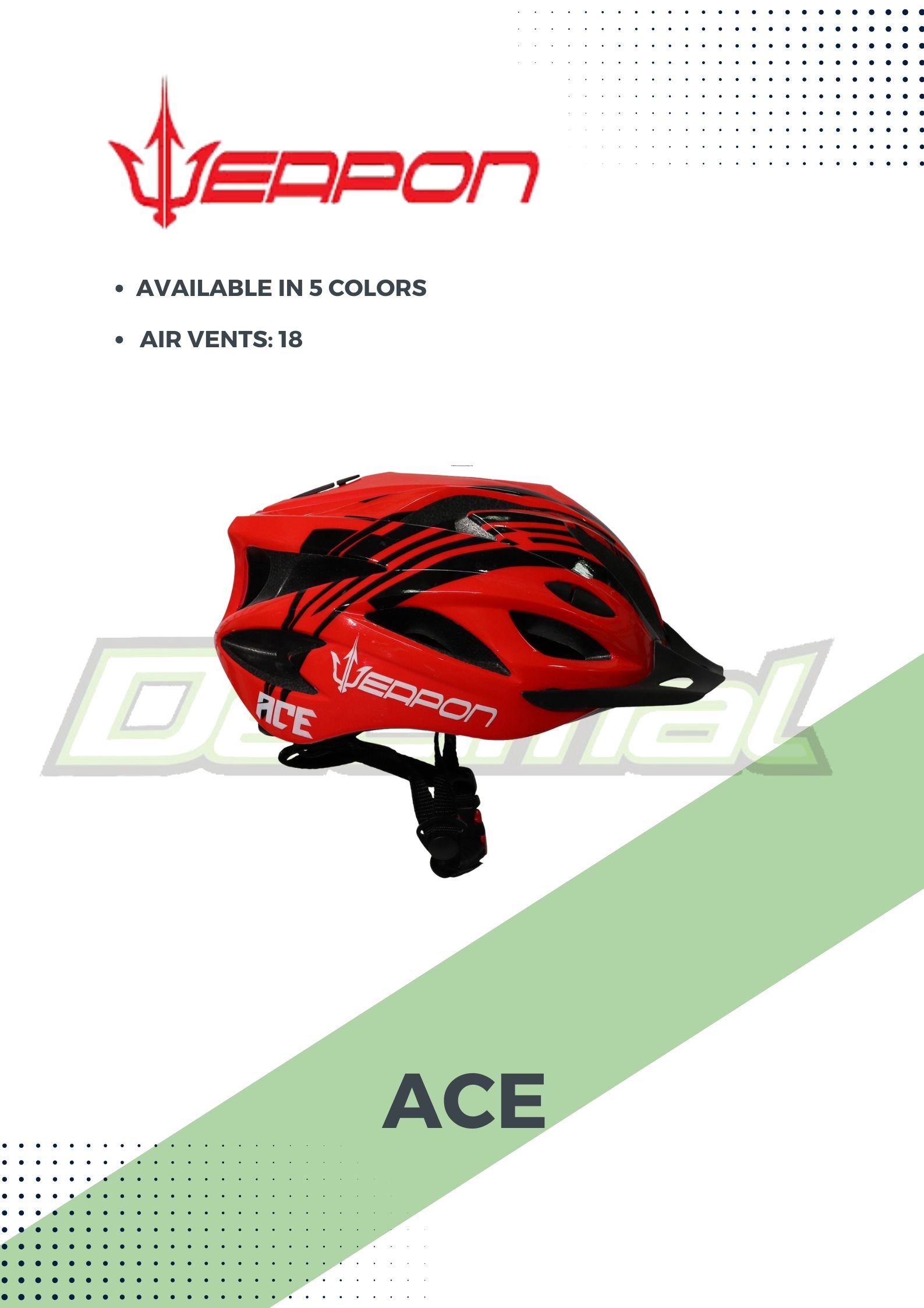 Weapon best sale helmet mtb