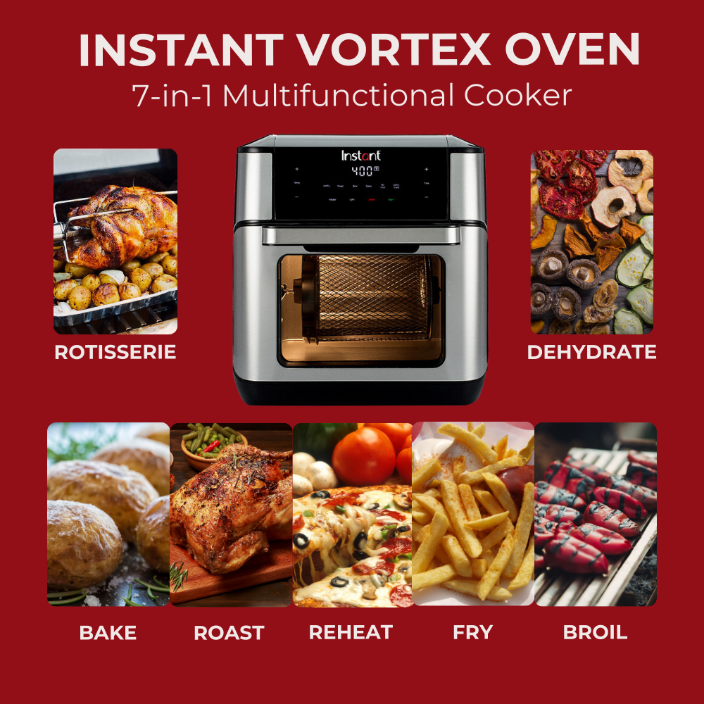 Instant Vortex Plus 7-in-1 Multi-Functional Smart Air Fryer Oven (10QT –  House Hacks PH