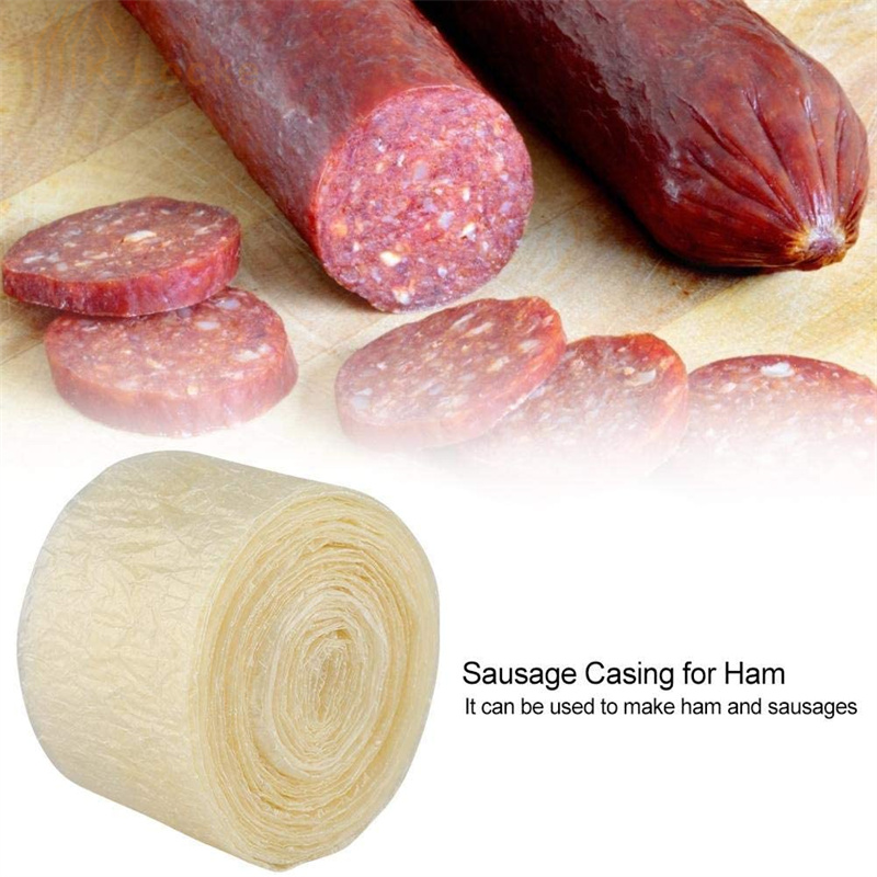 Highquality 2layer Dry Sausage Casing Make Sausages Hams DIY Flavored