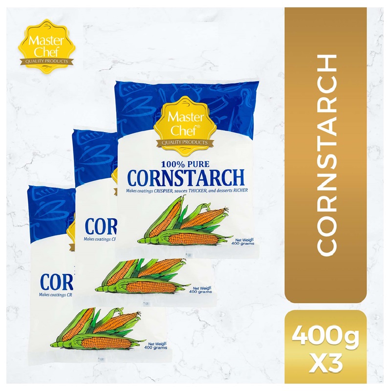 Master Chef 100 Pure Cornstarch 400g Bundle of 3s Lazada PH