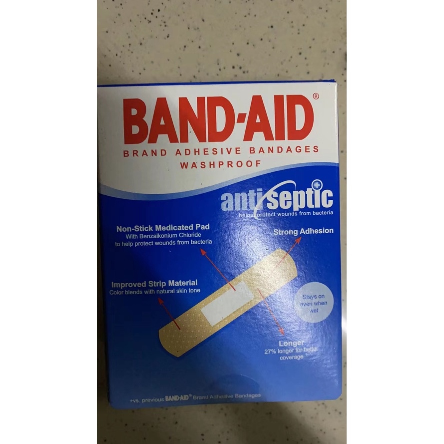 BAND AID Medical Plaster Strips Adhesive Antiseptic Bandage Band Aid ...