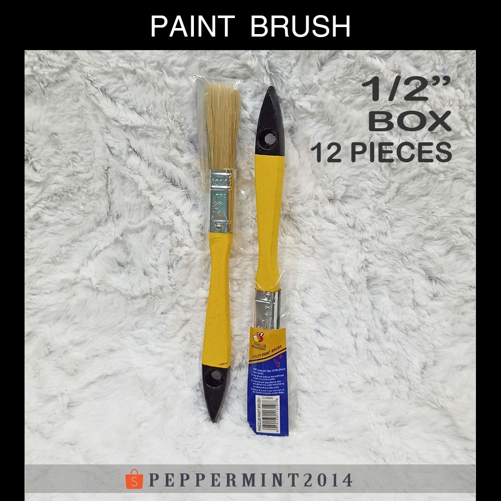 Durable BOX DOZEN Utility Paint Brush Wall Painting Tool Heavy