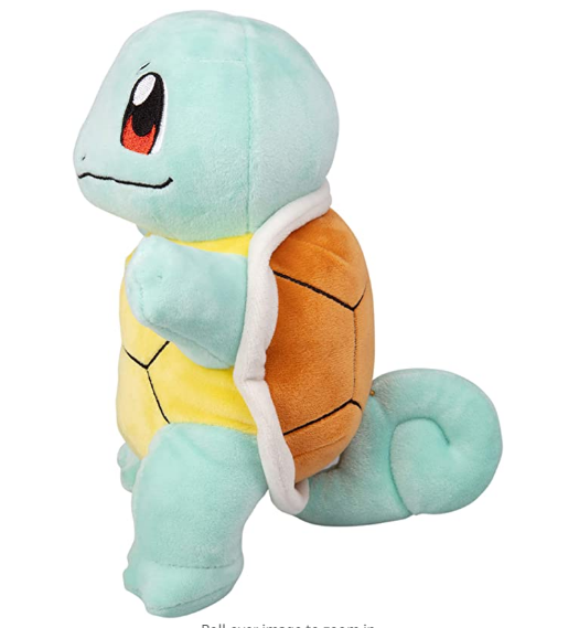 squirtle with sunglasses plush