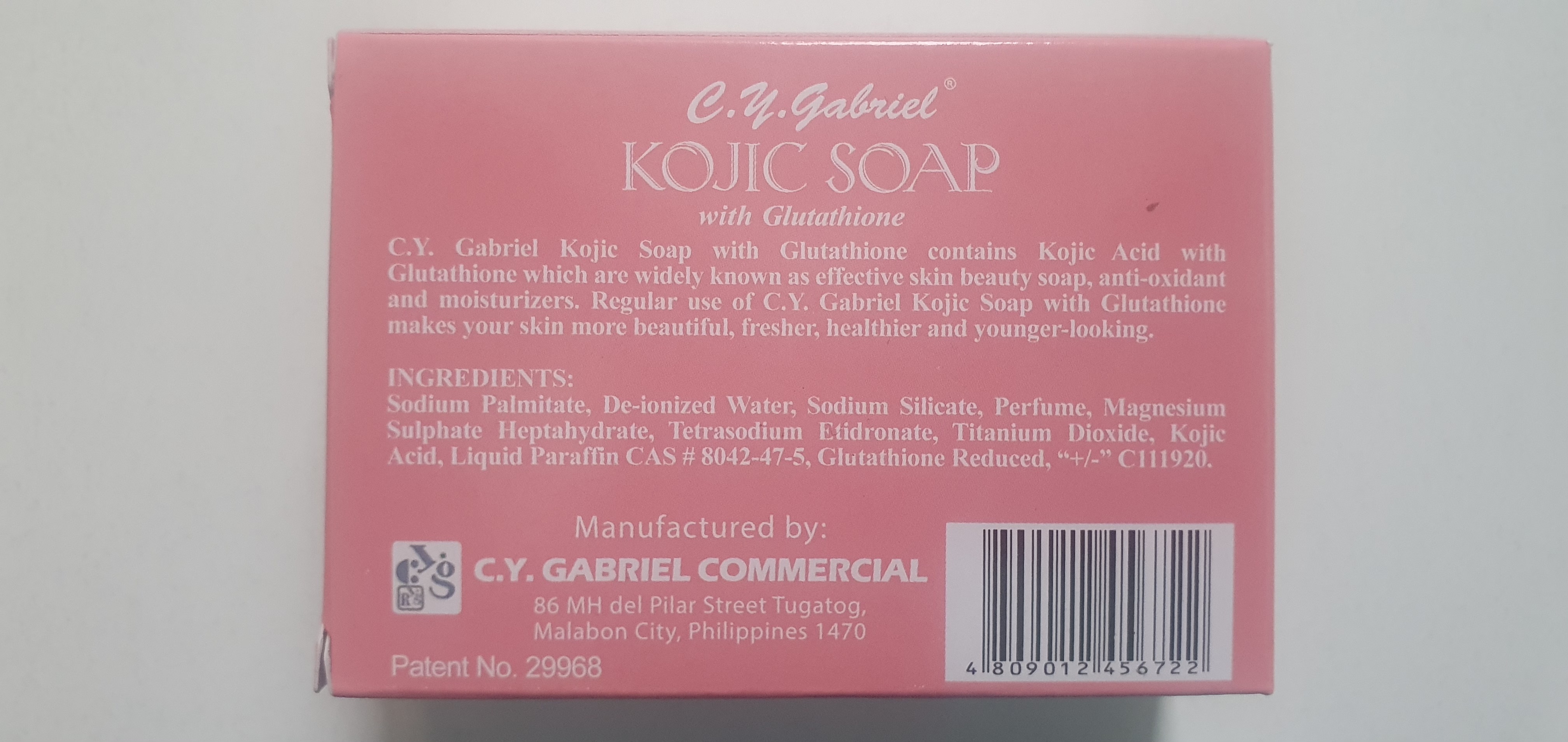 CY Gabriel Kojic Soap with Glutathione 135g Skin Whitening Soap - (PACK OF  2) Gentle Formula Soap Fda/Bpom Approved Soap - Lazada | Lazada PH