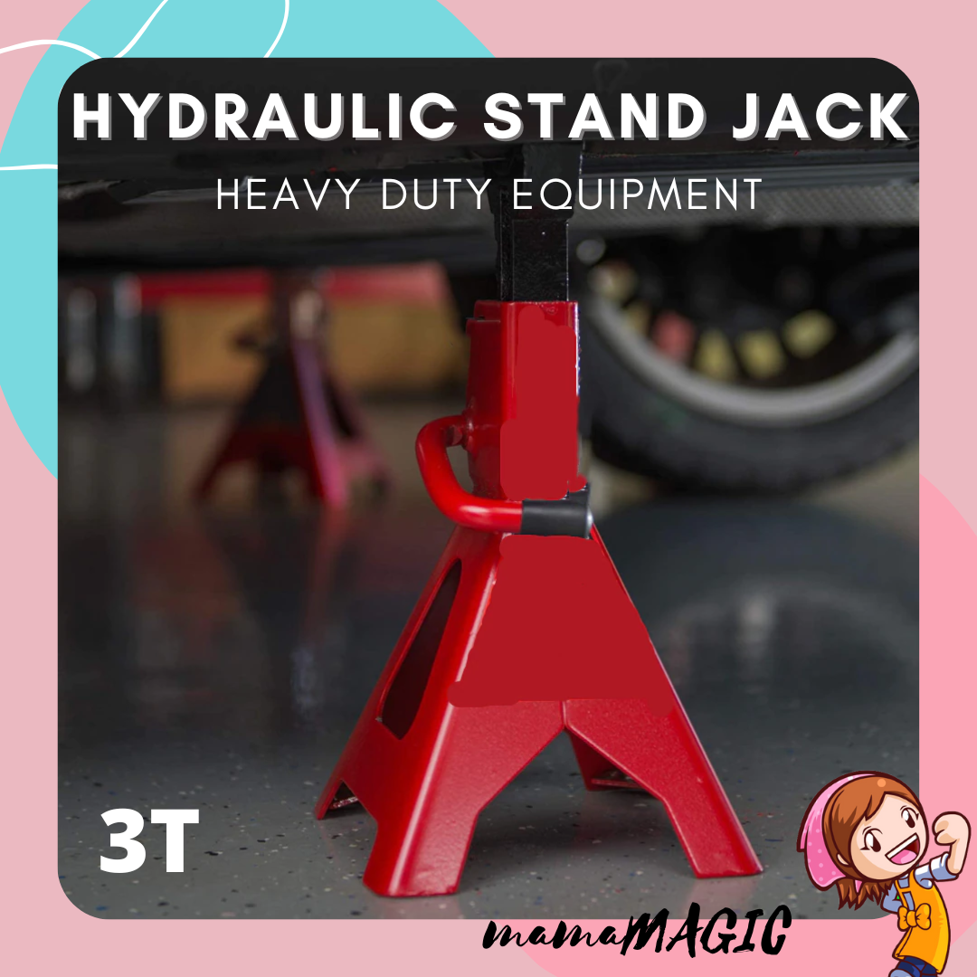 2PCS Heavy Duty 3 Ton Car Stand Jack Hydraulic Jack Capacity Car Floor Jack Stand Pair Repair
