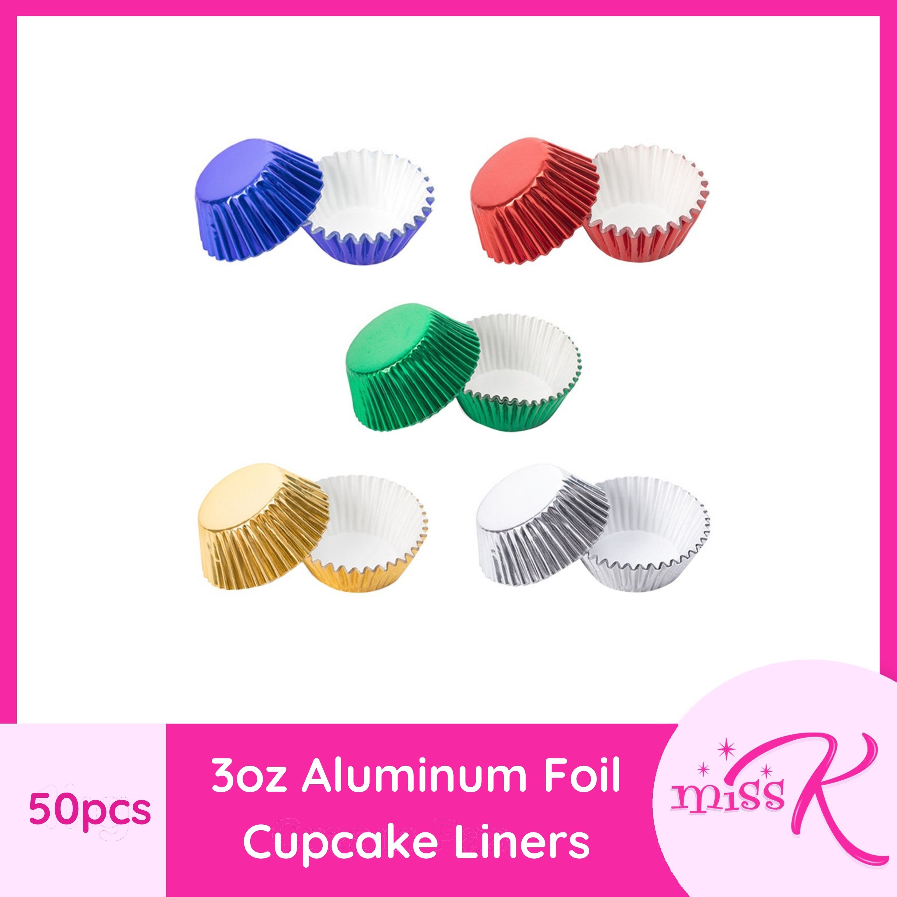 3oz Cupcake Liners Foil Cupcake Liners 50pcs Lazada PH