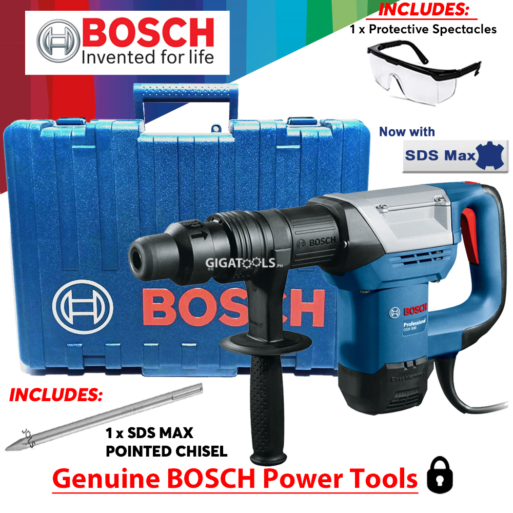 New Bosch Professional GSH 500 SDS MAX Demolition Hammer / Chipping Gun