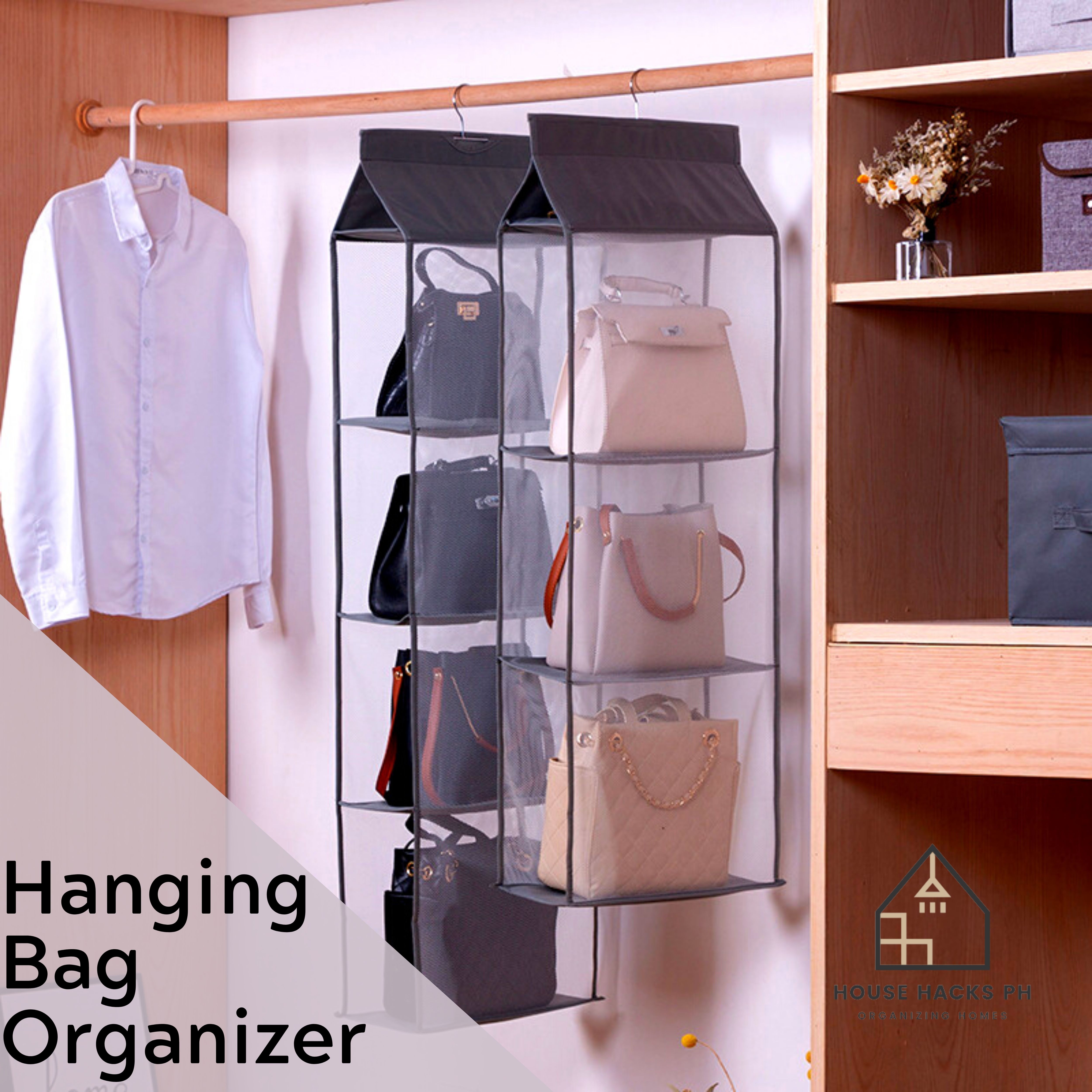 Handbag Purse Organizer Storage Bag Holder Closet Dust-Proof