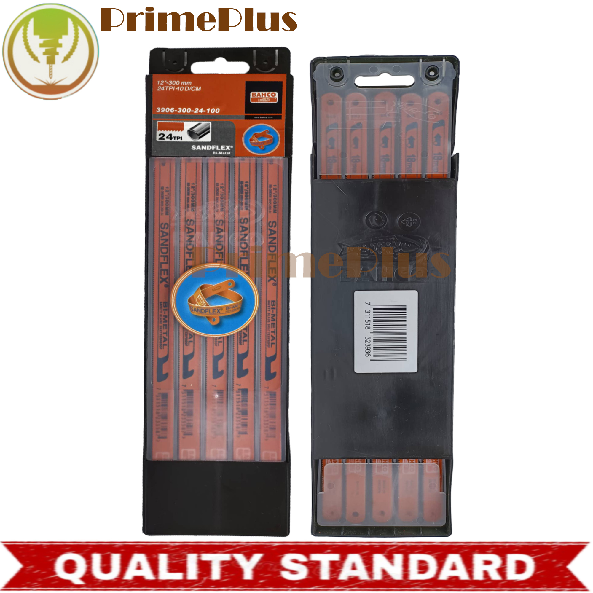 Sandflex Hacksaw Blade 100pcs 18 TPI i / Metal Handsaw. lagare bakal