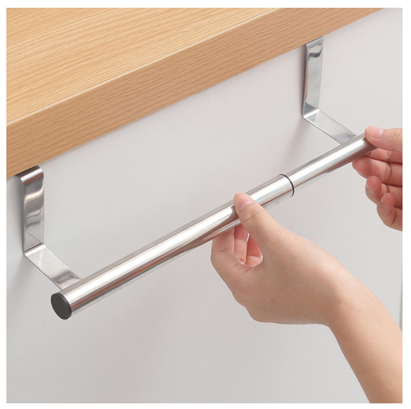 Stretchable Towel Rack Towel Bar Hanging Holder Stainless Steel