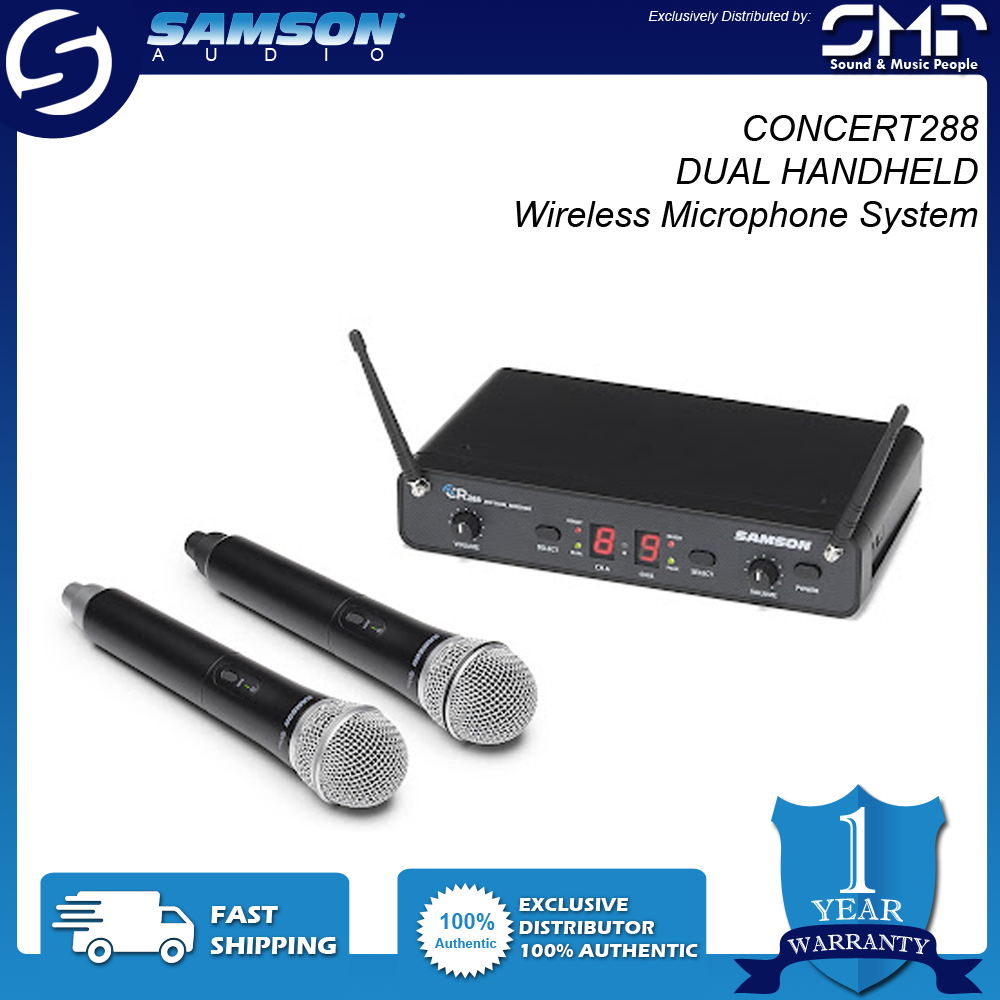 SAMSON Concert 288 Handheld - Dual-Channel Wireless System | Lazada PH