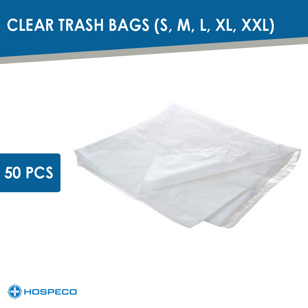 YELLOW Trash Bag Garbage Bag 50 pcs (XL) Heavy Duty Wholesale, HOSPECO
