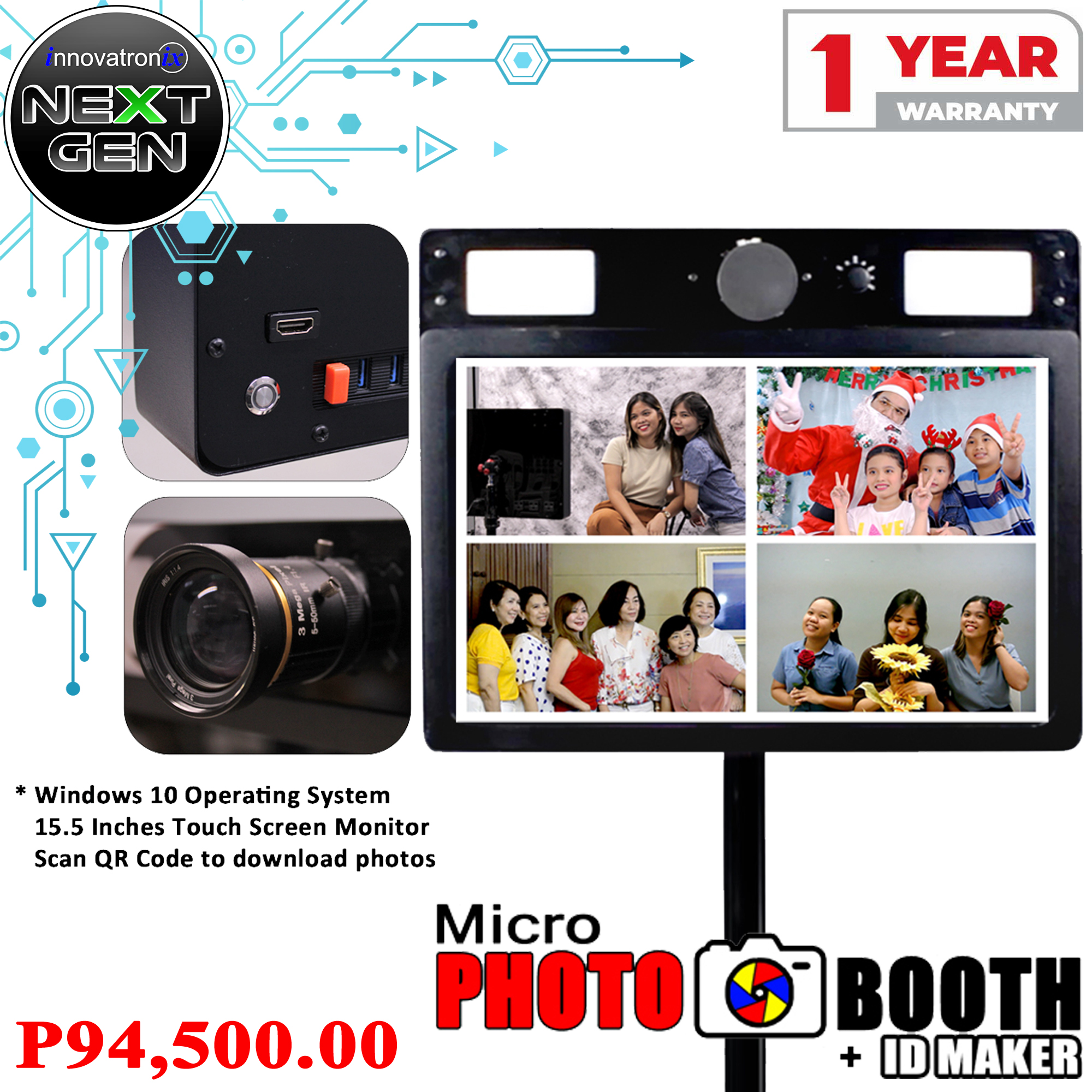 InnovatronixNextGen MicroPhotoBooth + IDMaker Micro Photo Booth